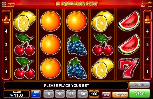 5 Dazzling Hot free slot