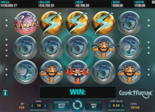 Cosmic Fortune jackpot