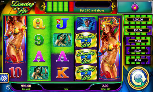 Dancing in Rio jackpot