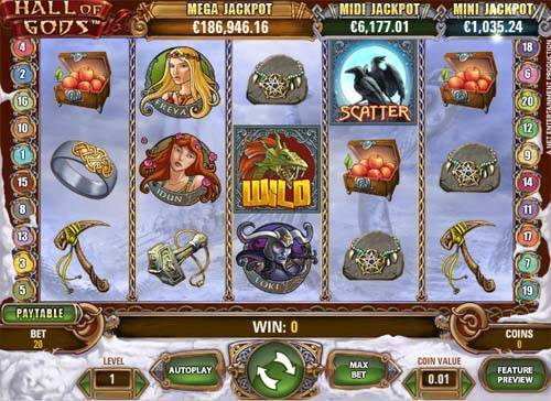 Hall of Gods jackpot