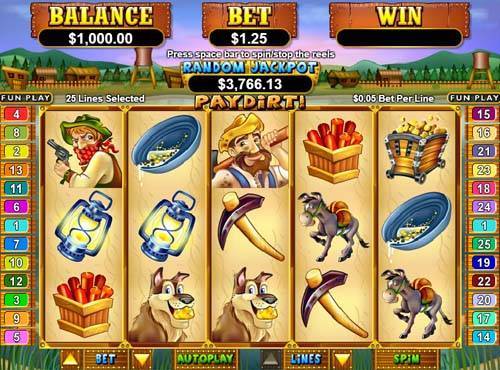 Pay Dirt jackpot