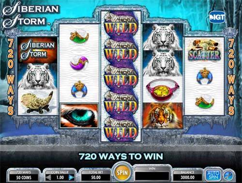 Try Siberian Storm! One of the most popular casino slots from IGT