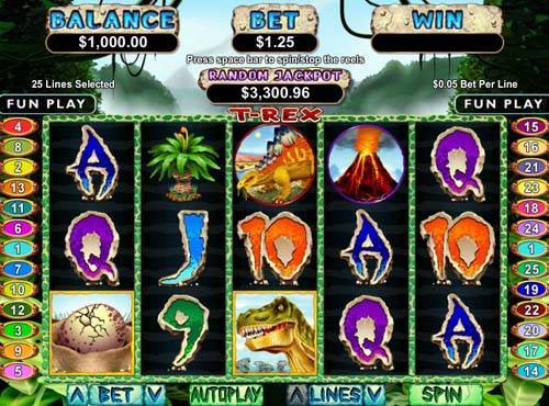 T-Rex jackpot